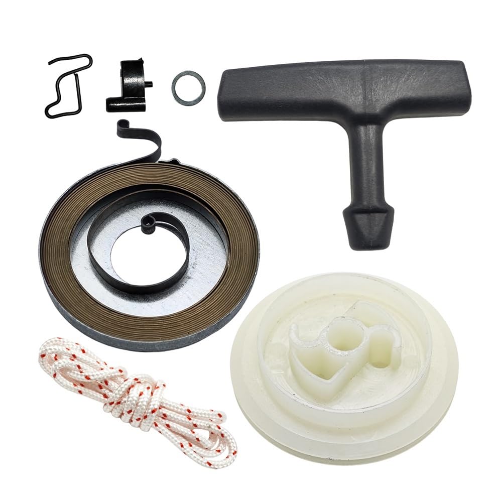 Recoil Starter Rewind Repair Pull Rope Kit Fit for MS260 MS240 026 024 Pro Chainsaw Pawl Spring Replacement
