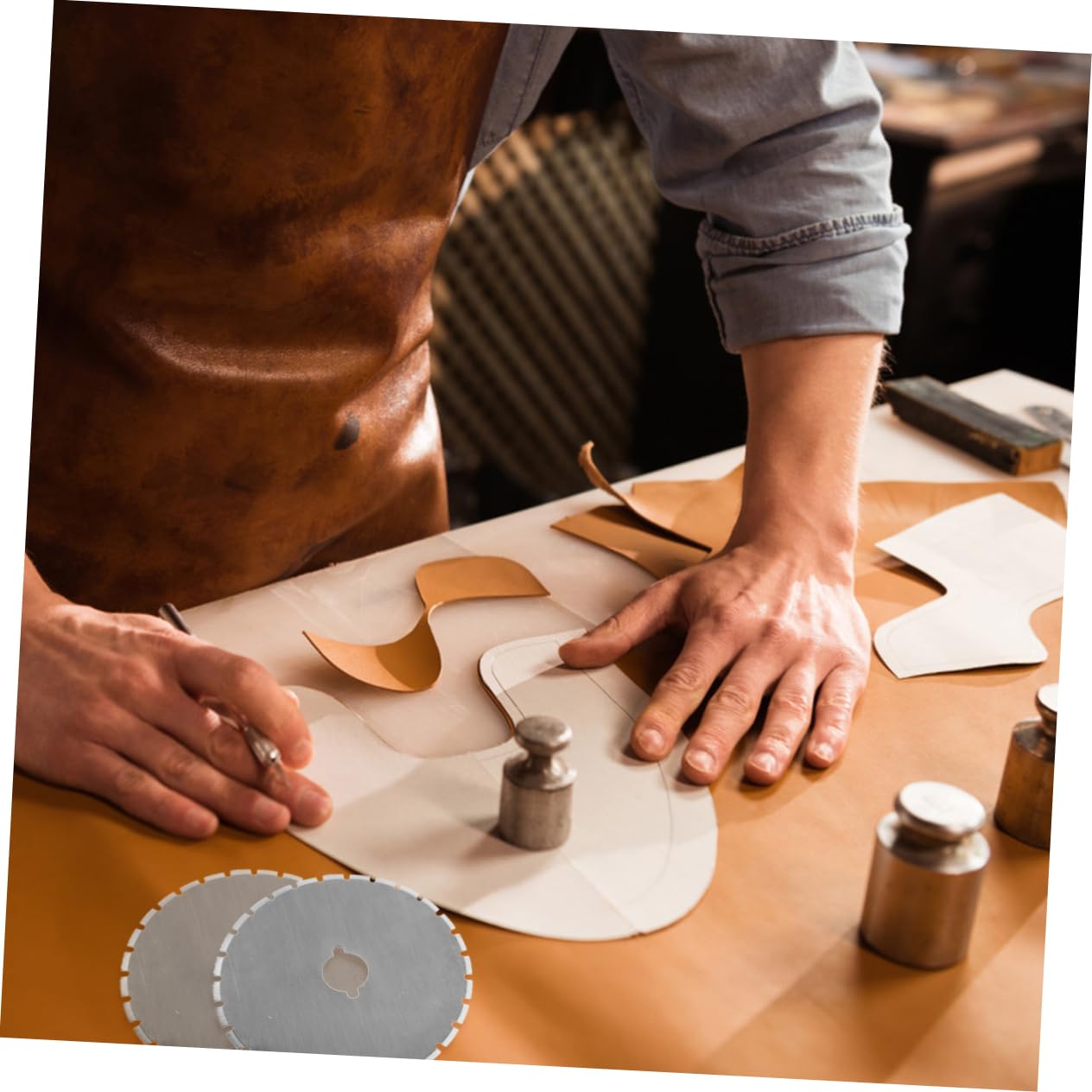 21pezzi Lame Ricambio Per Cutter Con Custodia Lame Dashed Per e Accessori Per e Crafting
