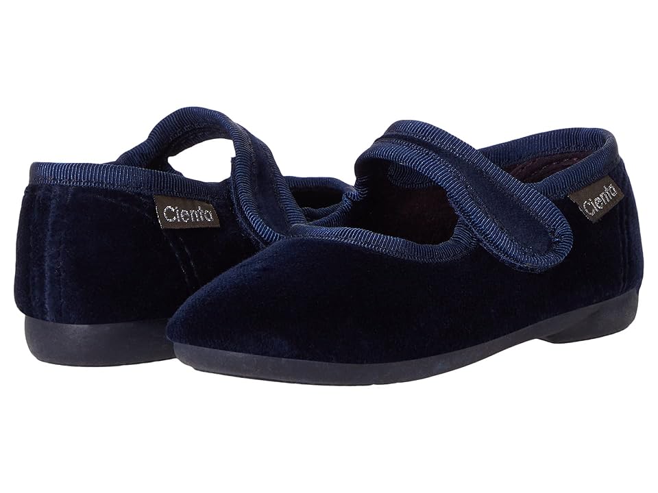 Cienta Kids Shoes 500-075 (Toddler/Little Kid/Big Kid) (Navy) Girls Shoes INTERNATIONAL SHIPPING