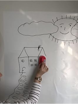Holdable Paper 2 White Smart Paper Boards 100x150 Cm Writing Board Pen Gift