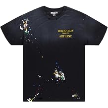 ROCKSTAR ORIGINAL Men's Palmer Black/Yellow Graphic T-Shirt