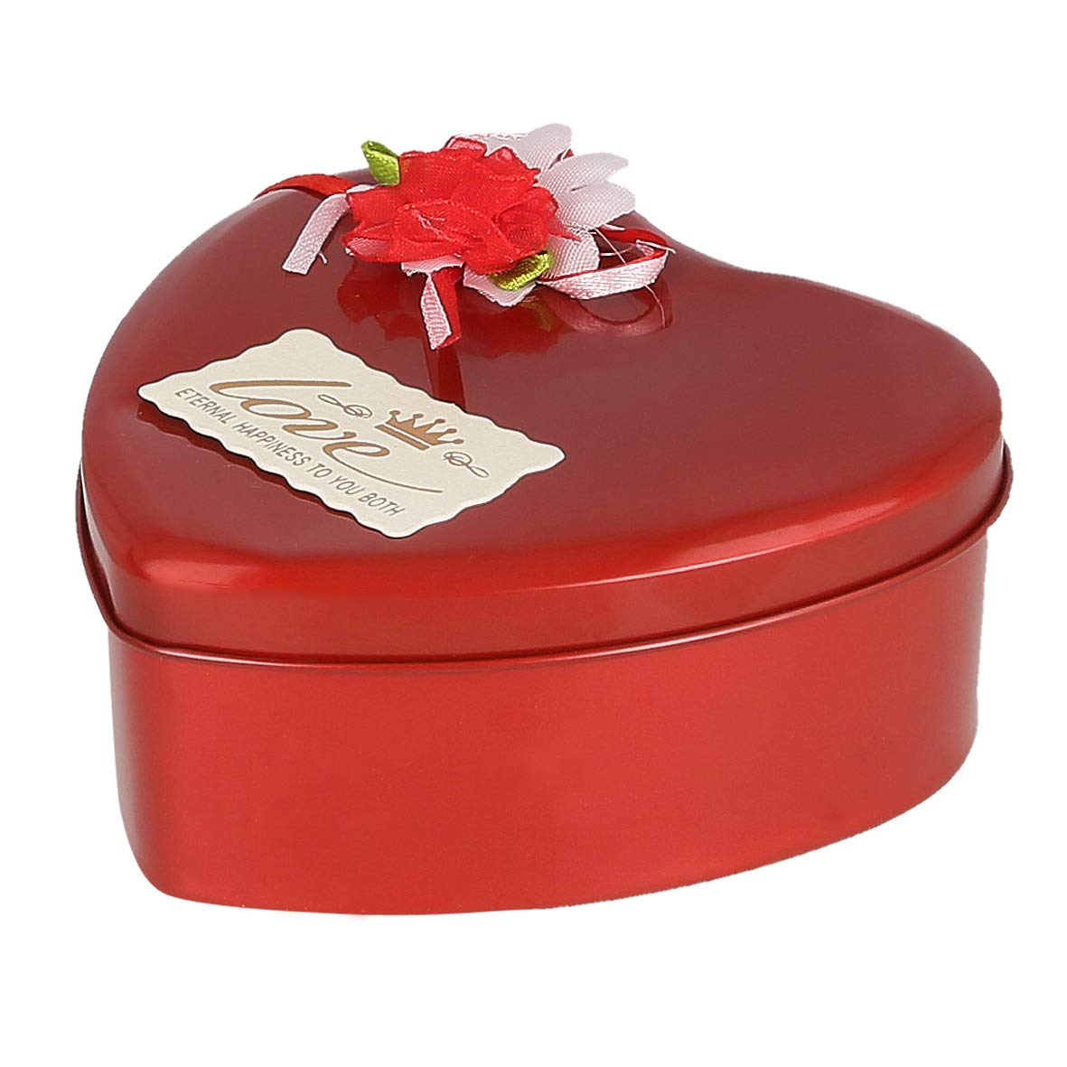 Webelkart Artificial Flower Gift Box (Red, 3 Piece), Artificial Flora 3