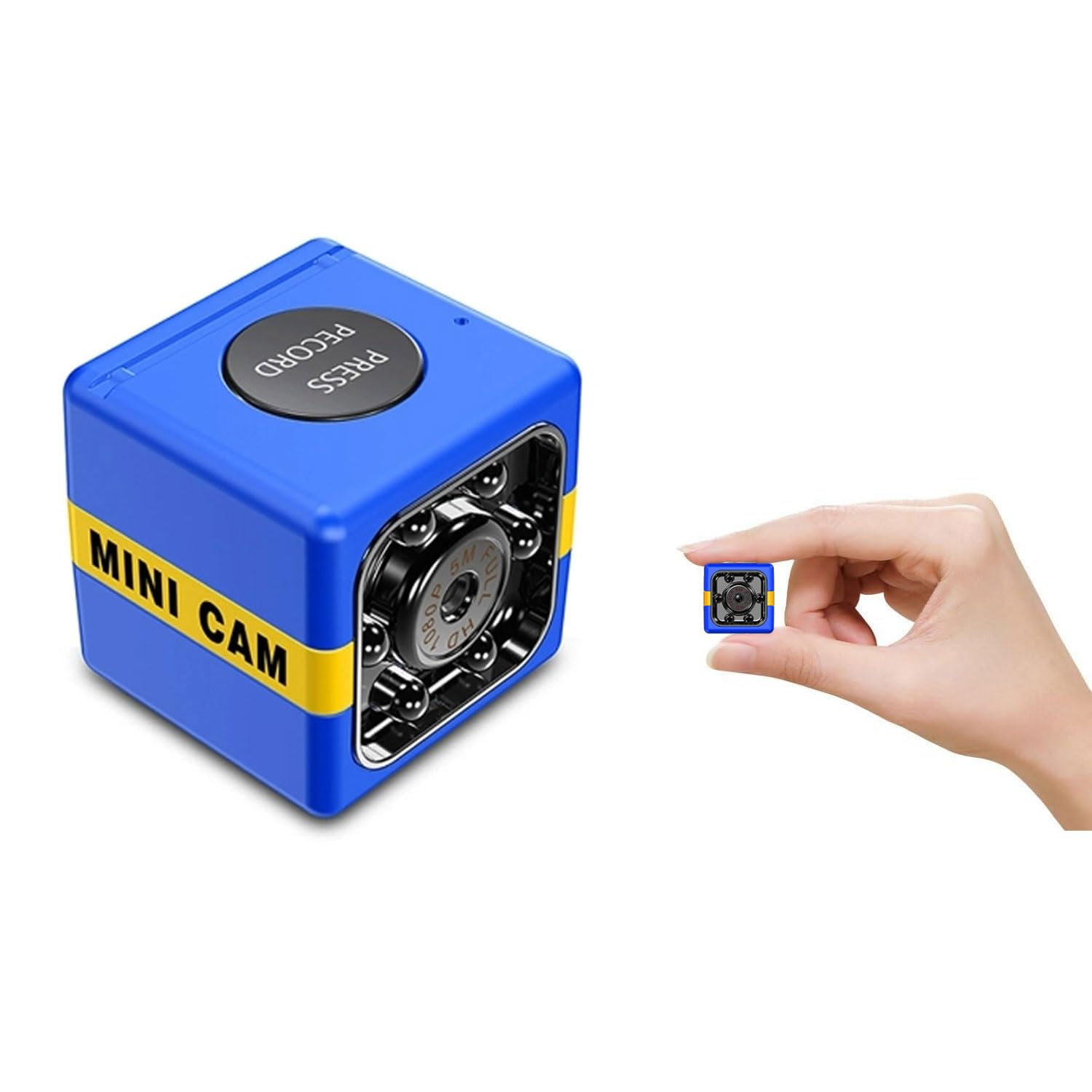 Mini Security Hidden Camera 1080P Small Nanny Cam Tiny Portable Camera with Motion Detection Home Security Cameras for