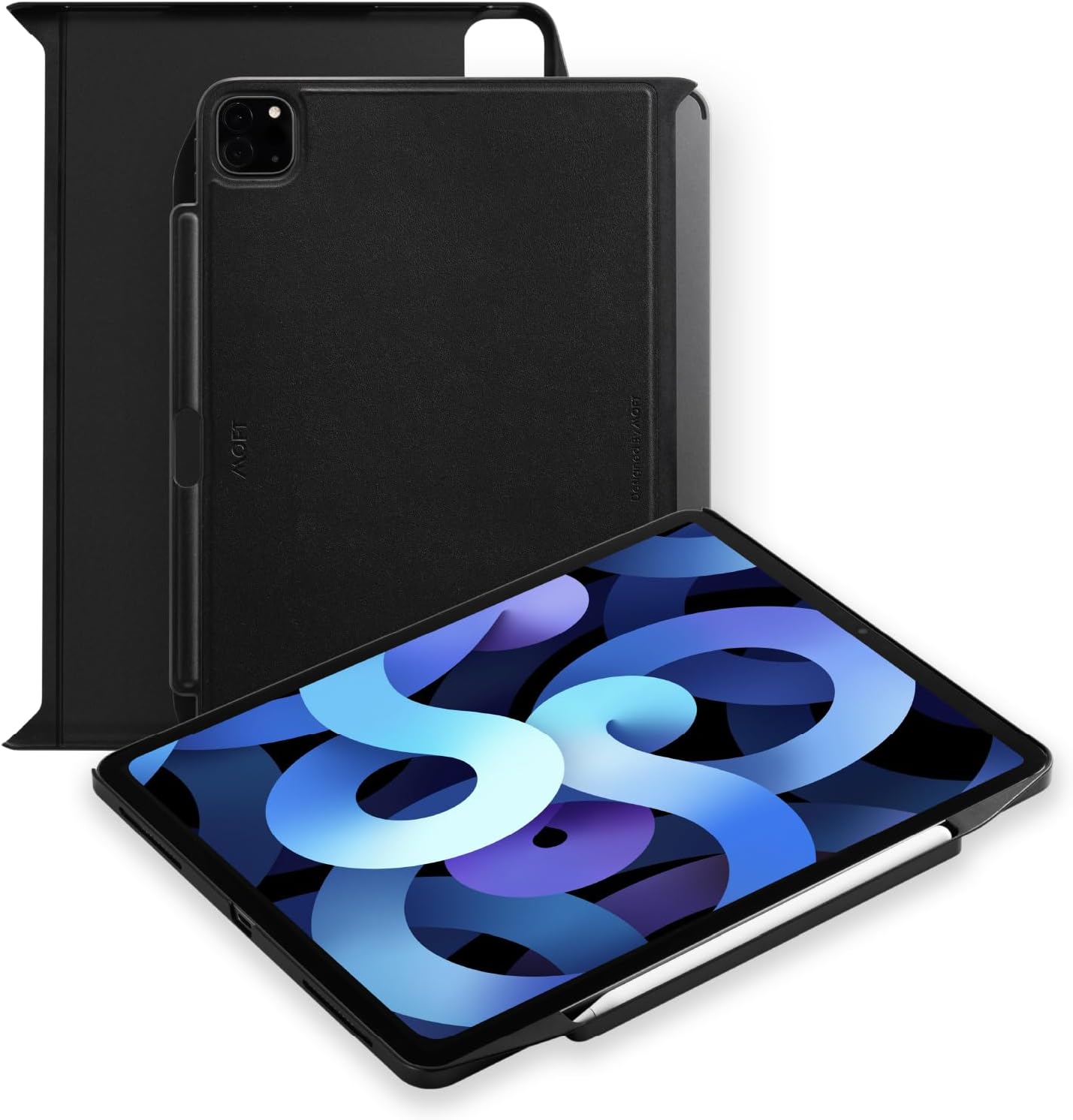 MOFT Snap Case for iPad Pro 12.9 inch (5th 6th Generation) with Pencil Holder, Tablet Stand Compatible with Magic Keyboard, Connect to Versatile Snap Magnetic Stands