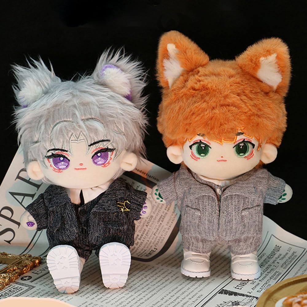 niannyyhouse Vestiti per bambola di peluche, cappotto, gilet