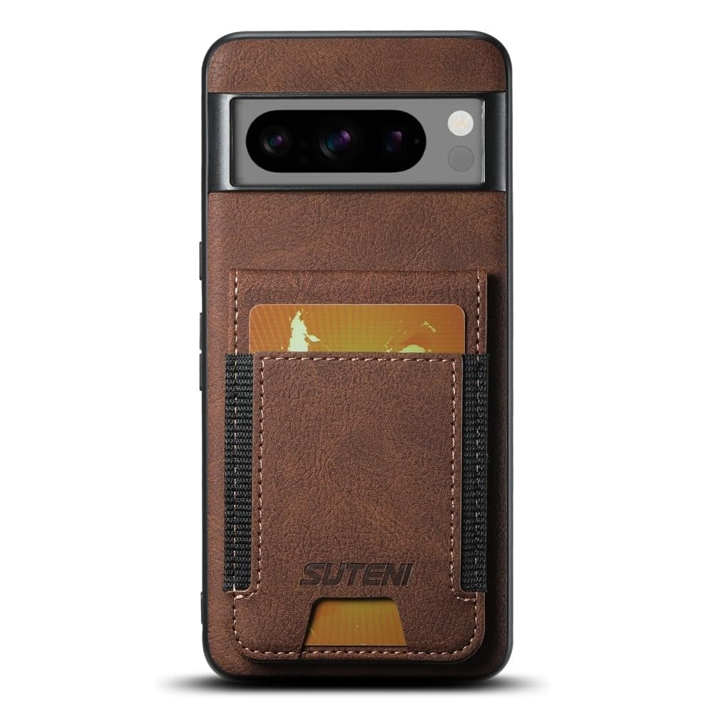 Étui portefeuille Pixel 7 Pro marron idéal pour vos déplacements - 8