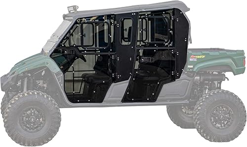 SuperATV Puertas de cabina compatibles con Yamaha Viking 6 2015-2017, Yamaha Viking 6 EPS 2015 + 2015 +, Yamaha Viking 6 Ranch Edition, See Fitment,