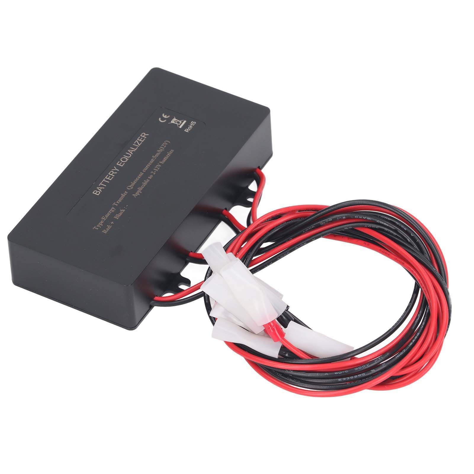 Equalizzatore e bilanciatore da 48 V per quattro batterie da 12 V - Corrente di compensazione massima 10 A con protezione da inversione di polarità e disconnessione a bassa