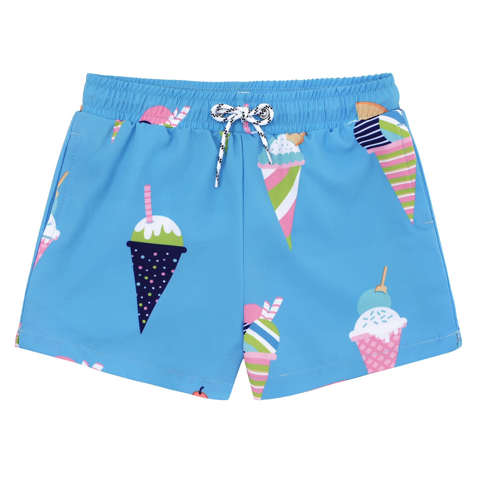 American Trends Boys Swim Trunks Toddler Swim Shorts Bathing Suit Kids Swimsuit Youth Swimwear