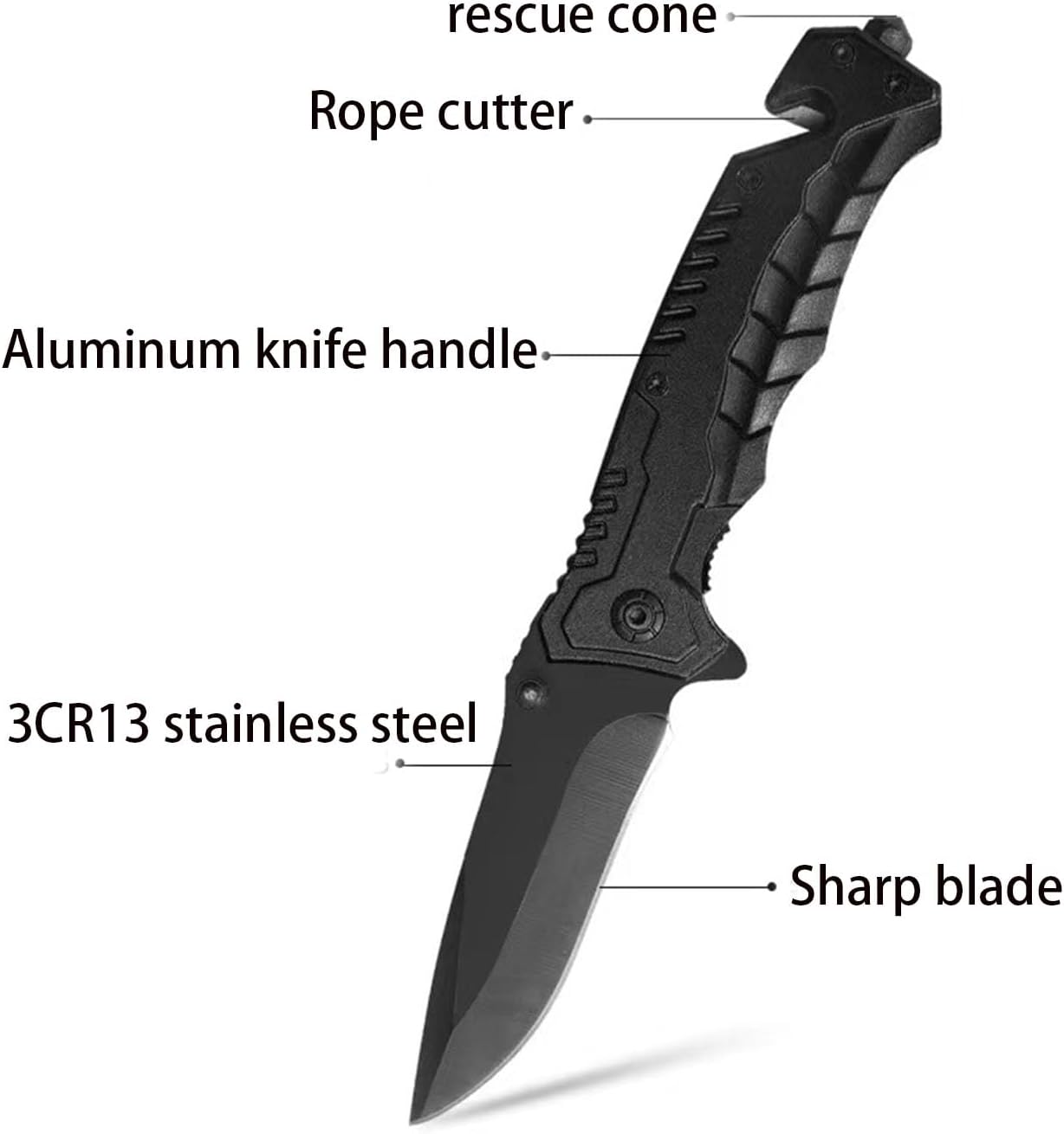 Tactical Folding Knife 10Pack Lock Knife 3.4 Inch EDC Outdoor Camping Tools with Pocket Clip