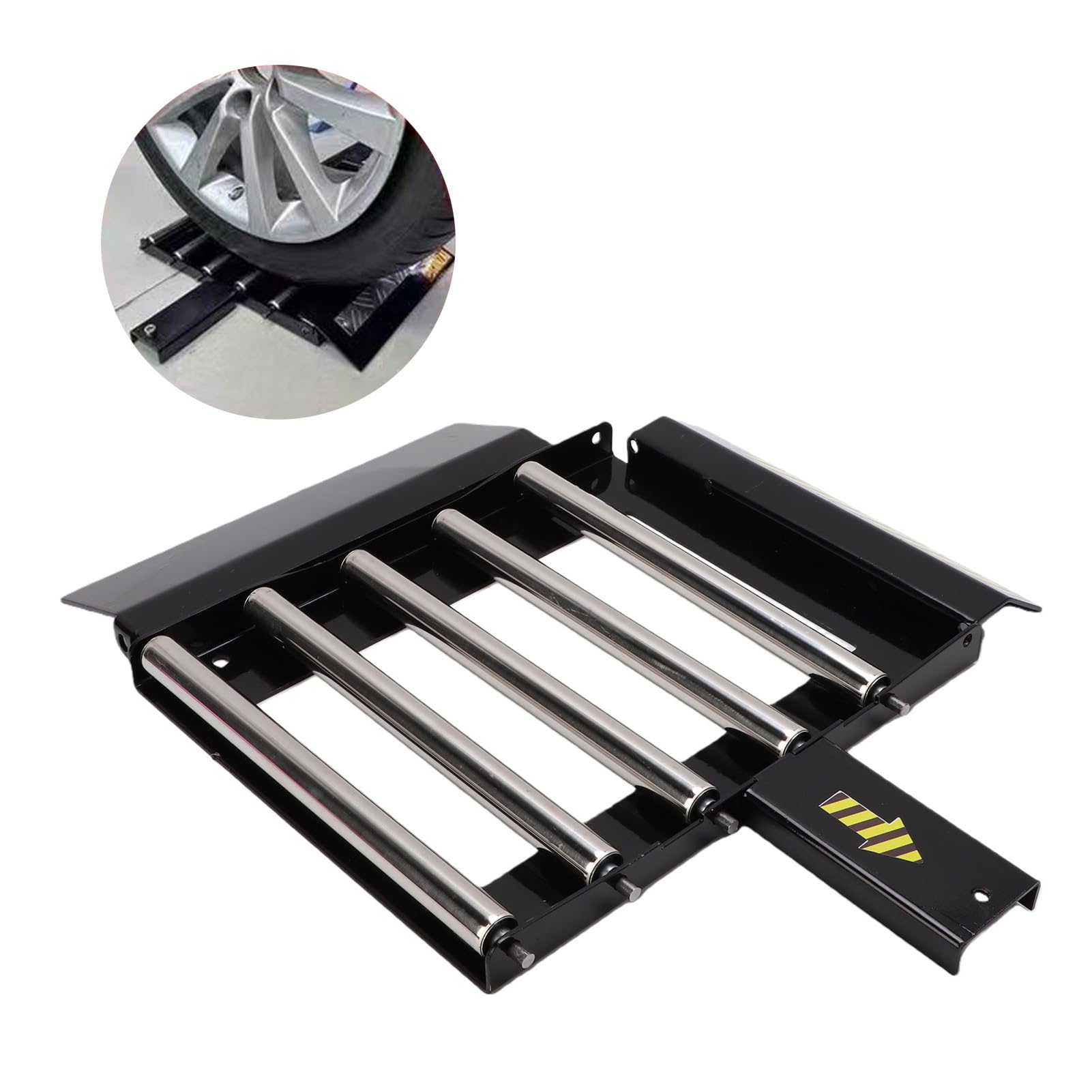 Akozon Placa Base para Cambiador de Neumáticos Soporte Universal Marchas con ángulo Inclinación hacia Adentro 8 Grados Taller Reparación Automóviles Servicio