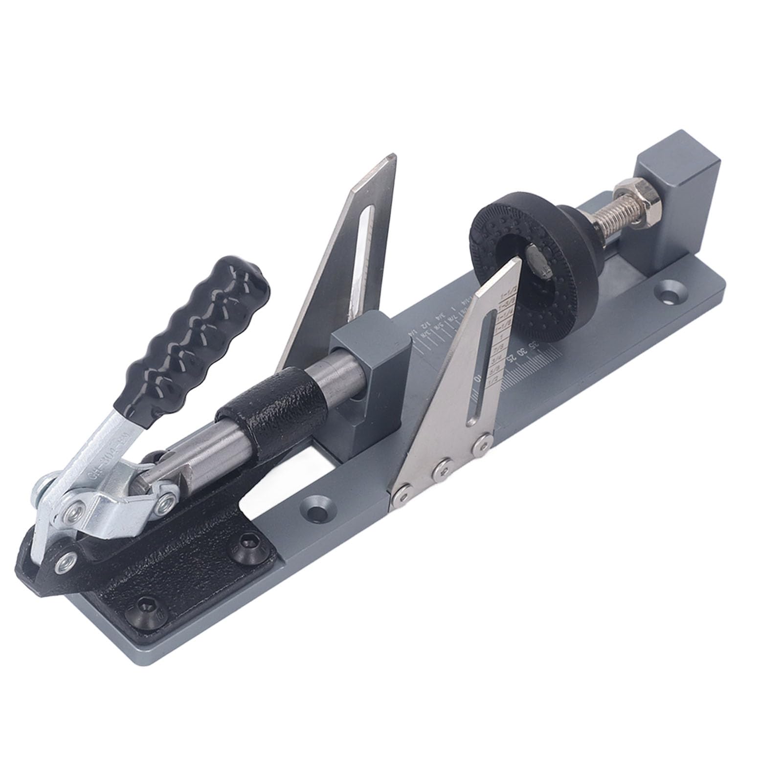 Cocoarm Plantilla Profesional para Agujeros de Bolsillo, Kit de Plantilla para Agujeros de Bolsillo de Aleación de Aluminio, Guía de Perforación Precisa, Carpintería Estable, Fácil Operación, para