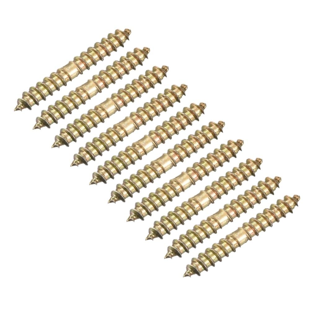 Bulloni di fissaggio Viti for tasselli da legno a filettatura autofilettante a doppia estremità(8x80mm 24pcs)