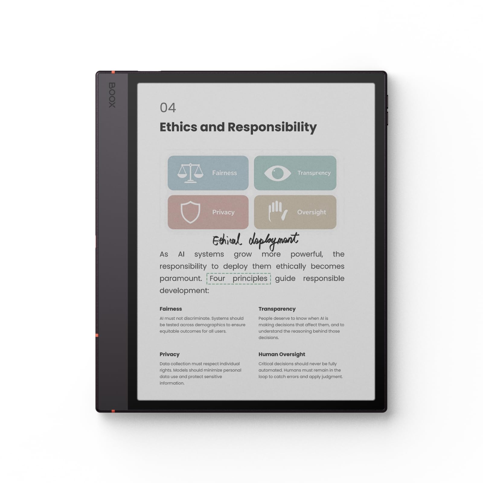 BOOX Note Air6 C Tablette ePaper Couleur 10,3" Android 16 Éclairage E-Ink