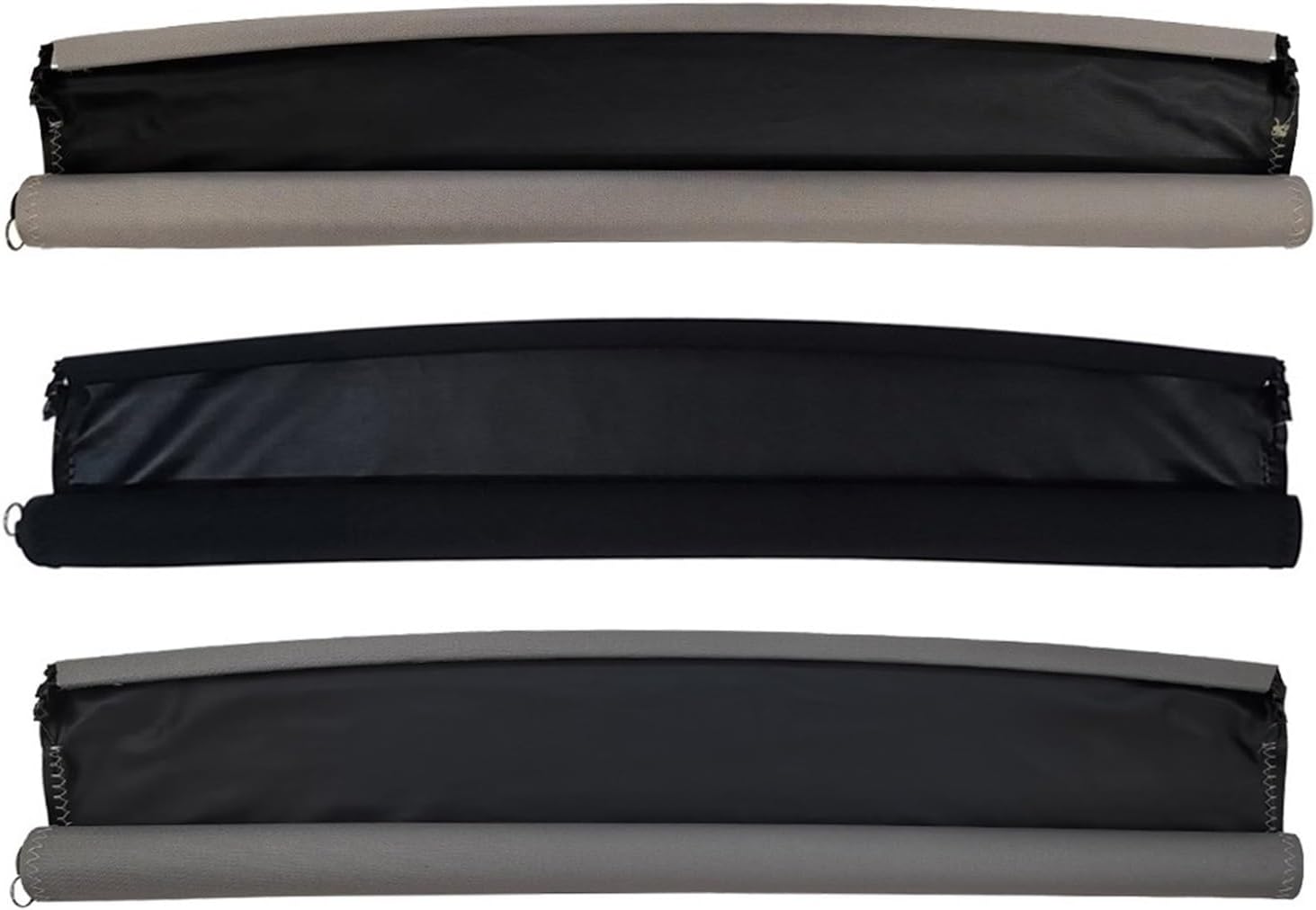 Car Panorama Sunroof Sunshade Curtain Cover Assembly Compatible for Jaguar F-Pace X761 2017 2018 2019-(Black)