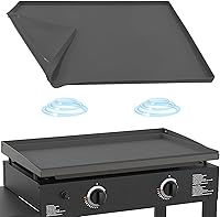 Vista 10 de Alfombrilla de silicona para parrilla de 22 pulgadas de Blackstone, silicona resistente de grado alimenticio, cubierta protectora para todas