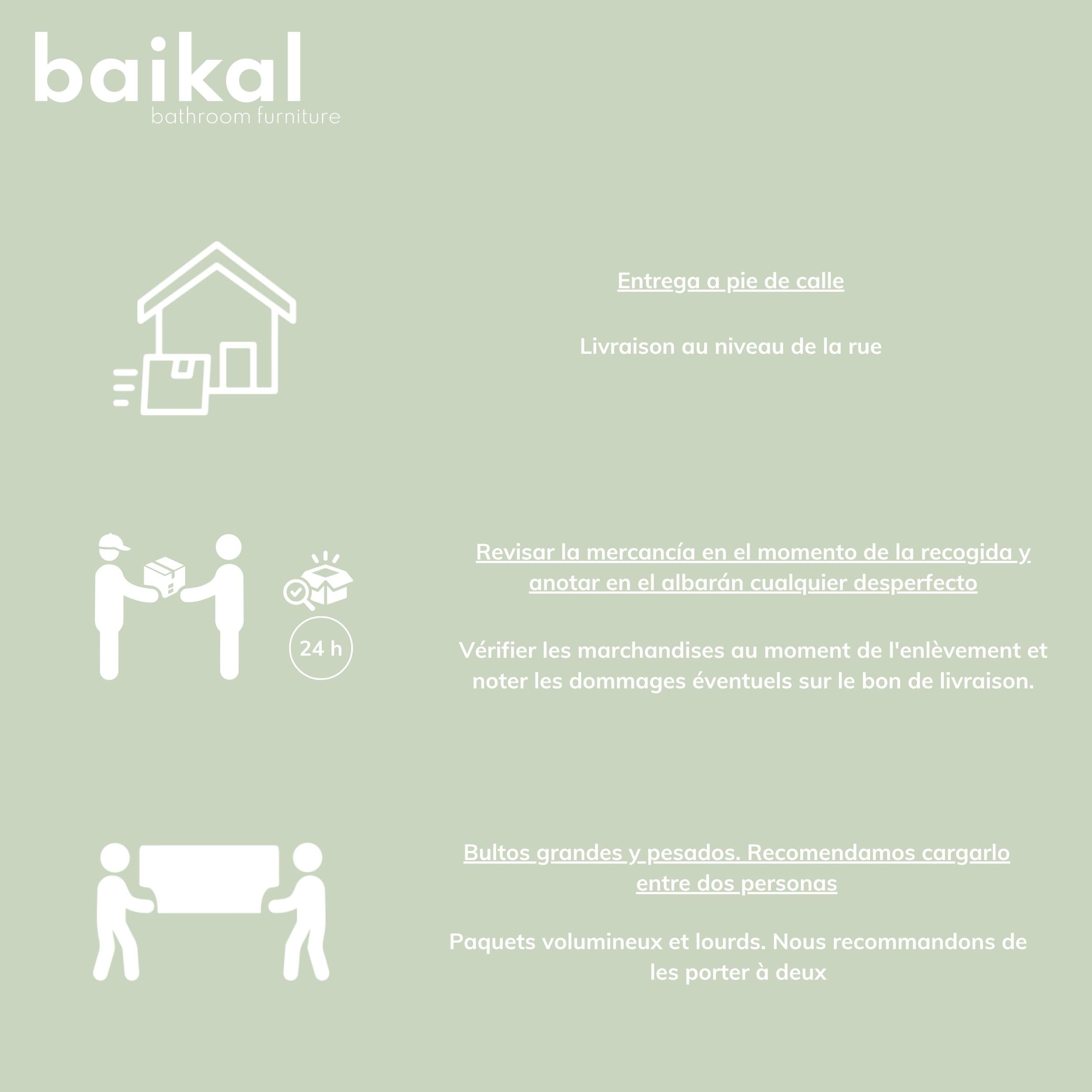 BAIKAL Mampara de Ducha. Panel Fijo de 100cm. Perfil Oro Mate. Cristal Transparente Templado 8mm de espesor. Tratamiento Antical. Alto 195 cm. Brazo recortable 60-90cm.