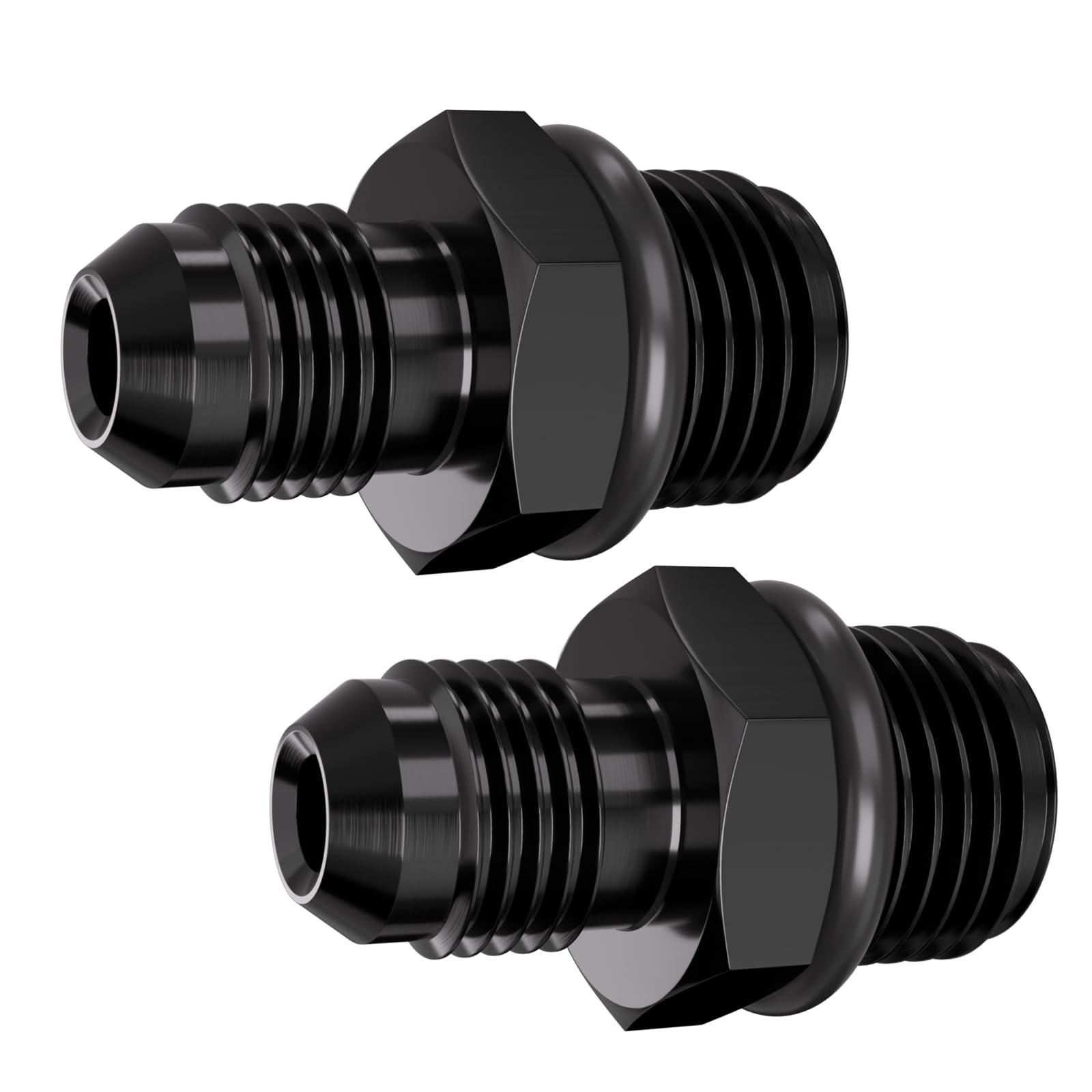 Adaptador 4AN a AN4 ORB macho que soluciona fugas de combustible y aceite en motores