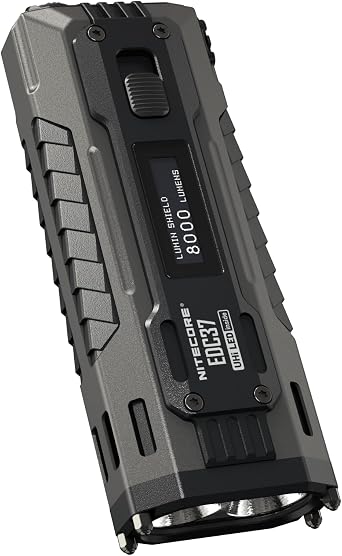 USB-C Rechargeable 8000 Lumen Flat EDC Flashlight