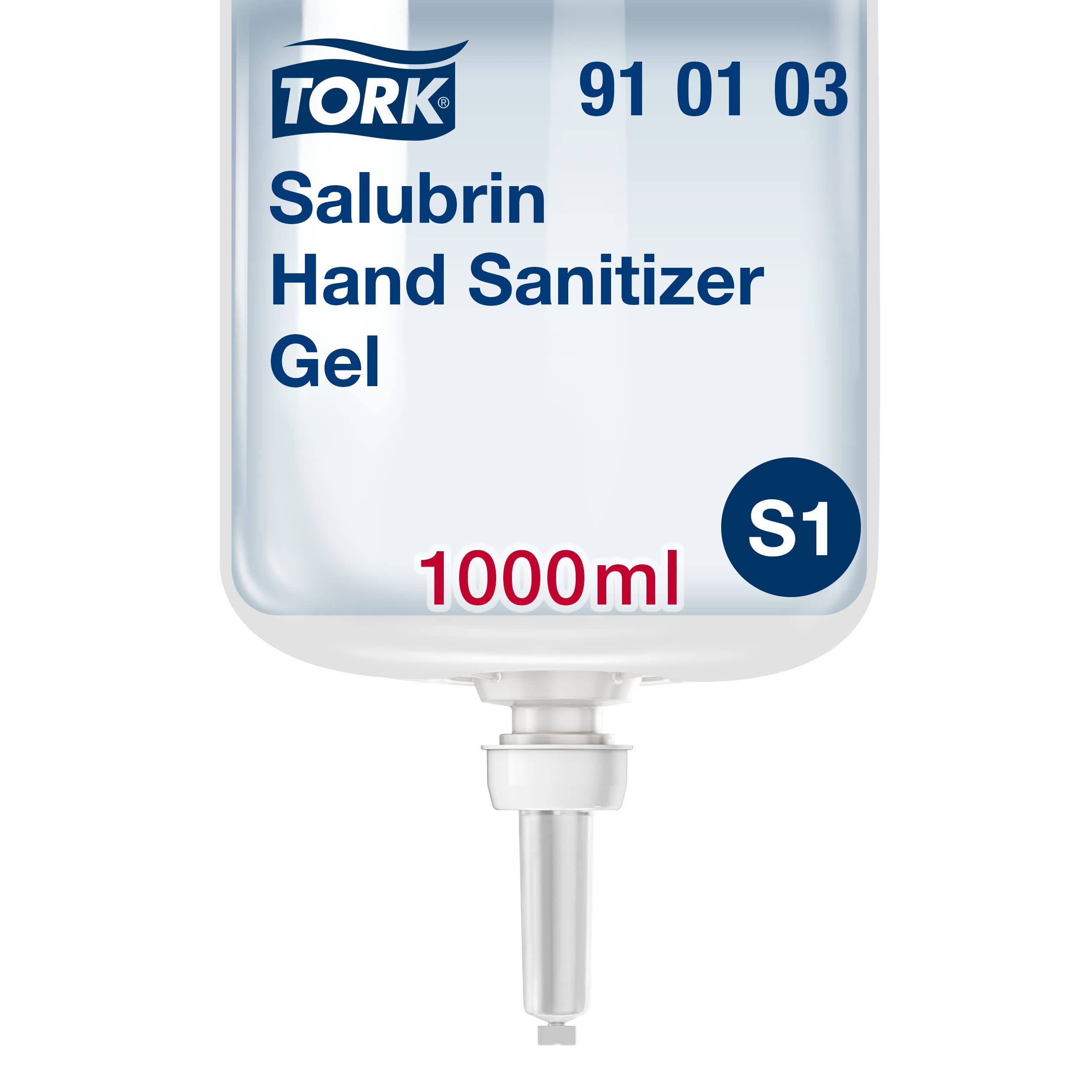 Tork S1 910103 Salubrin Désinfectant pour les mains Recharge 1 bouteille de 1000 ml