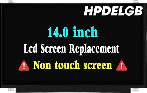 Reemplazo de pantalla de 14 "para HP CHROMEBOOK 14-Q039WM HD 1366x768 40PIN Pantalla LED LCD Panel digitalizador portátil Pantalla no táctil