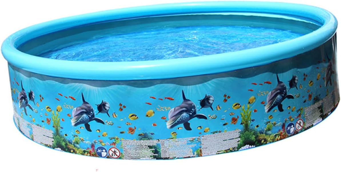 1Pc Colorful Outdoor Pool Fish Design Sturdy Water Playing Pool for Summer Fun Parent Interaction