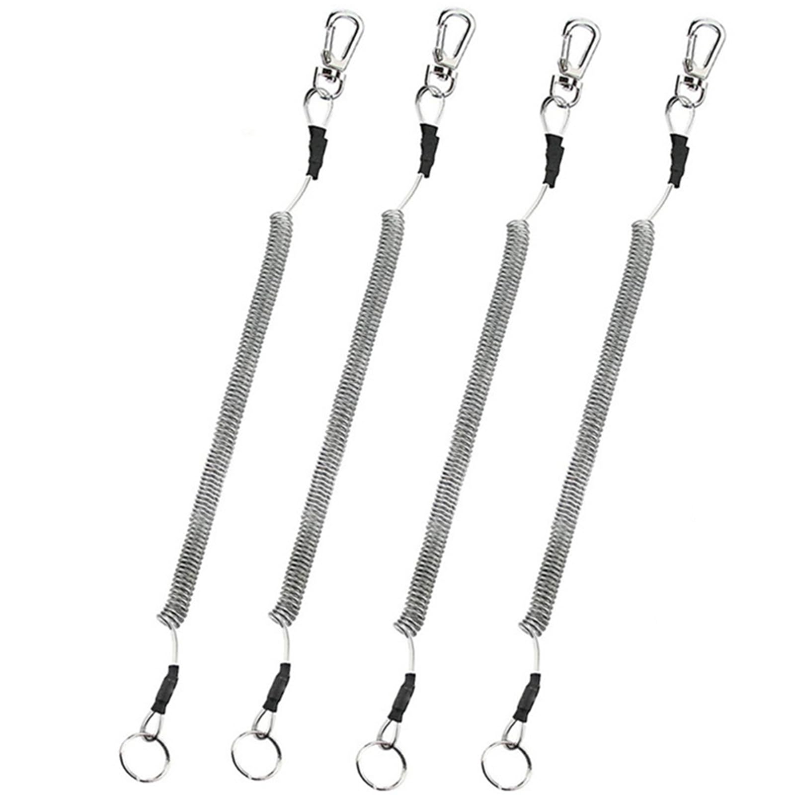 ZWxqysp Heavy Duty Fishing Lanyard, 4 Pack, Black
