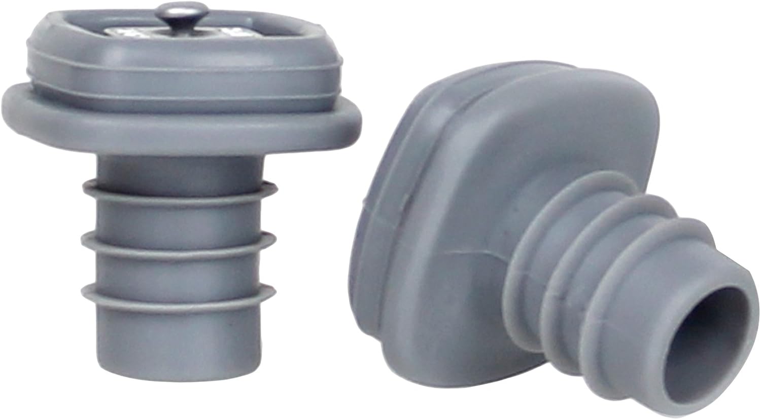 Rabbit Vacuum Wine Stoppers (Gray, Set of 2) Home & Kitchen