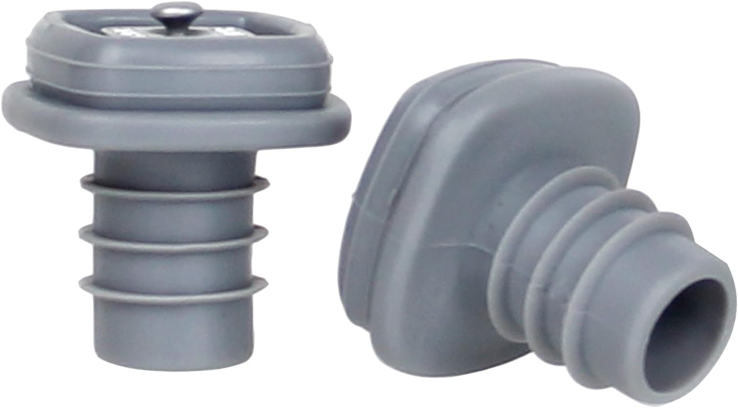 Rabbit Vacuum Wine Stoppers (Gray, Set of 2)