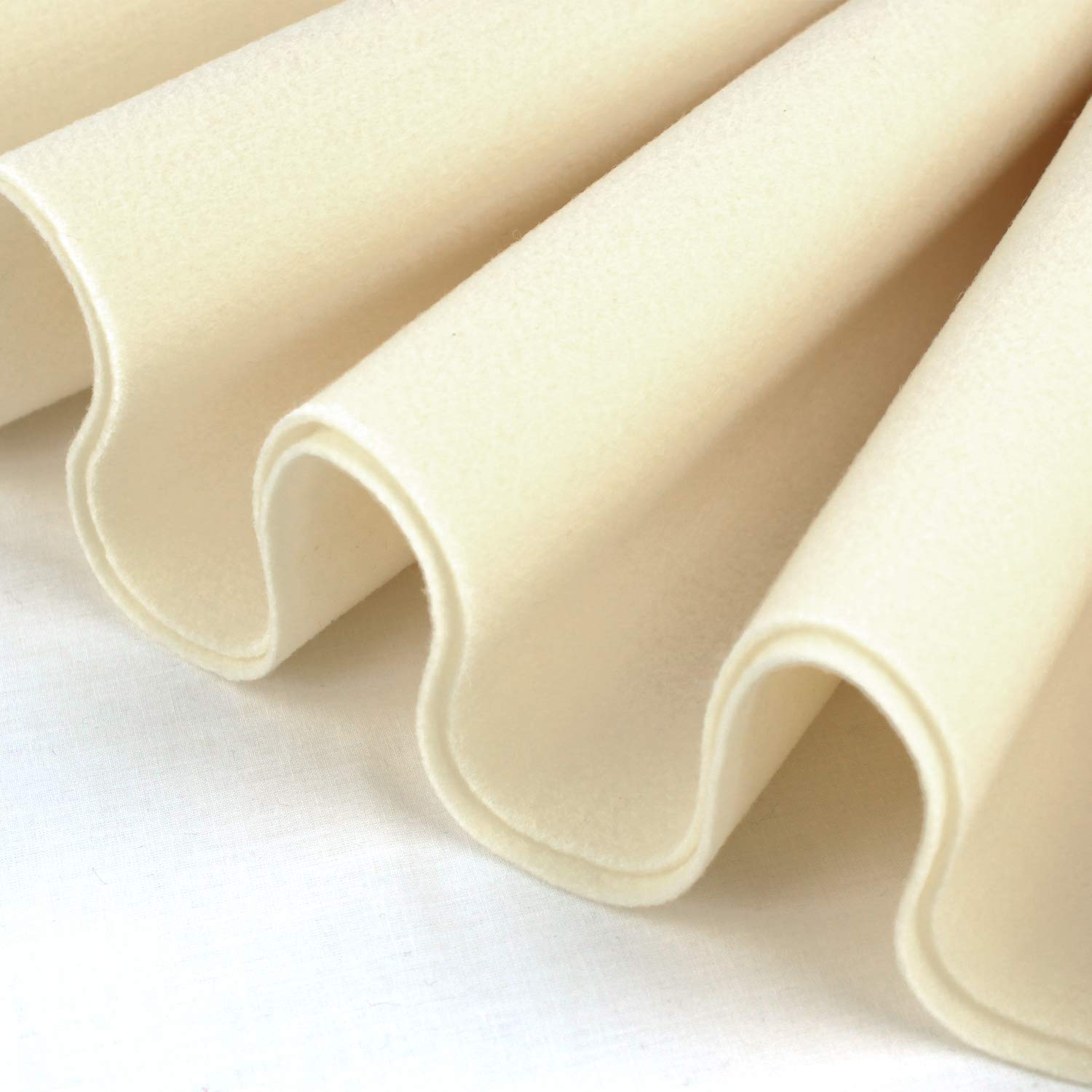 Barcelonetta | Felt Fabric | 72" Wide | 1.6mm Thick | Acrylic & Soft | Felt by The Yard | Felt for DIY Crafts, Projects, Sewing (Sand, 1 Yard)