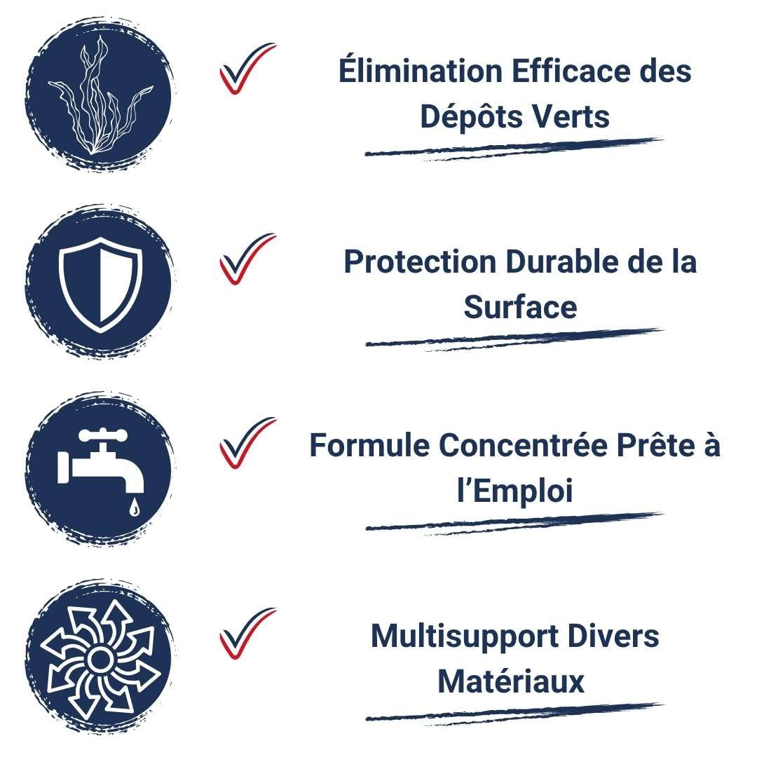 Nettoyant Beton - Codeve Bois - 5L - Intérieur/extérieur - Pour Nettoyer Une Terrasse, Carrelage, Pavé, Pierre, Béton Ou Ciment.