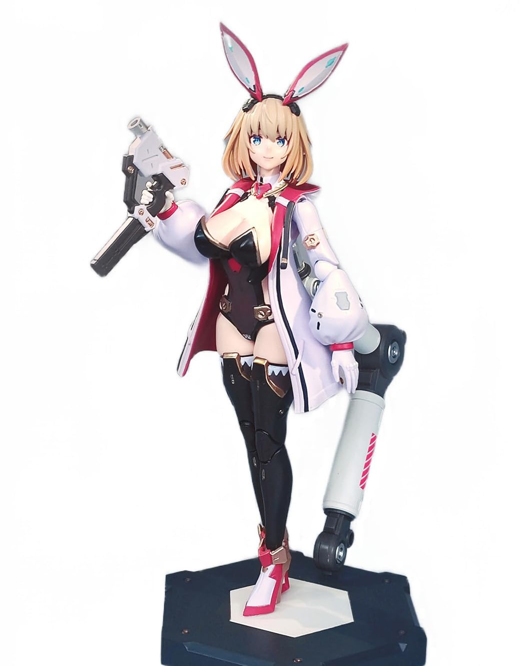 Figurine d'action femme 1/12 AMITD Black Crystal Candy avec tablier lapin version deluxe