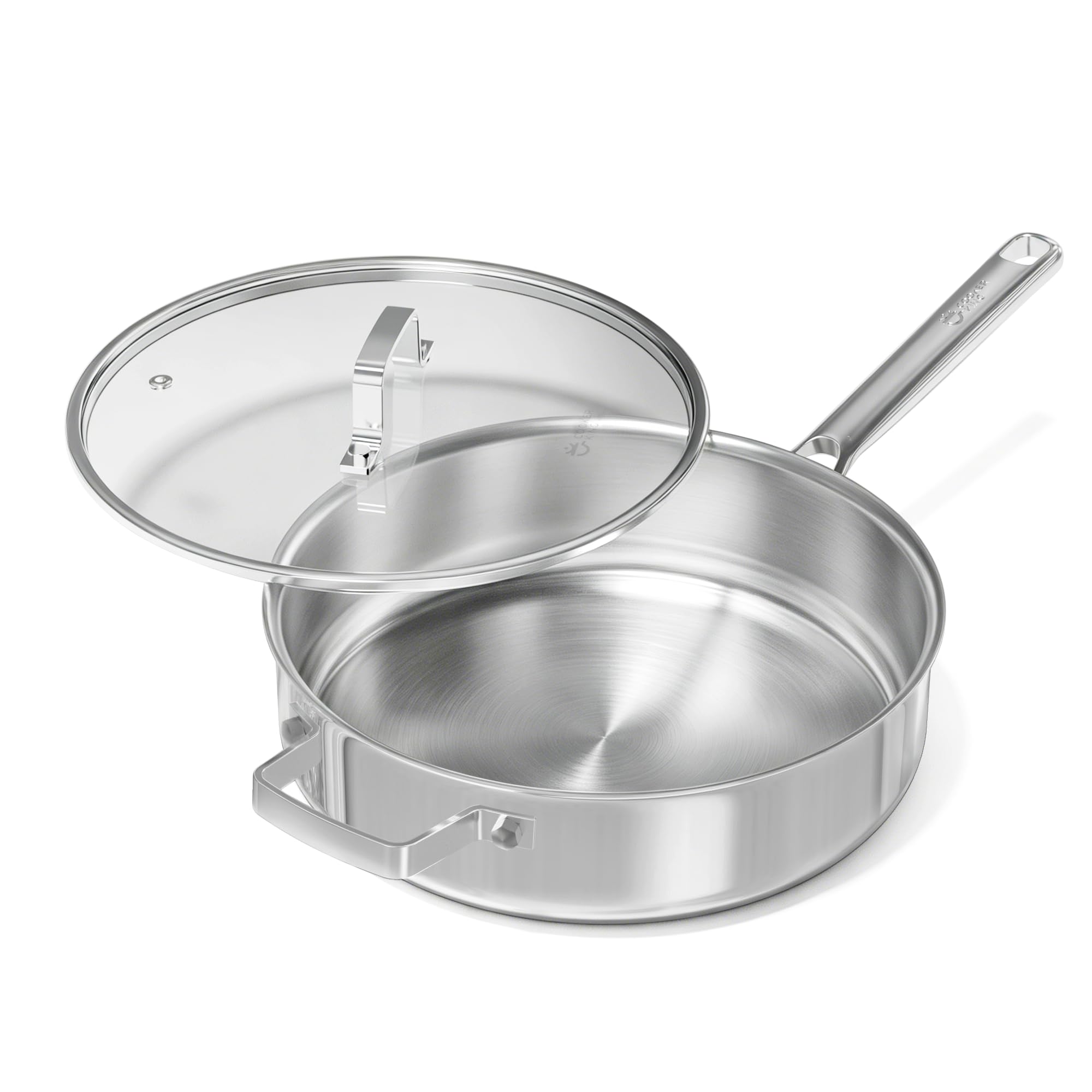 COOKER KING 5Qt Sauté Pan - Stainless Steel Braiser -9 COOKER KING 5Qt Sauté Pan - Stainless Steel Braiser -9