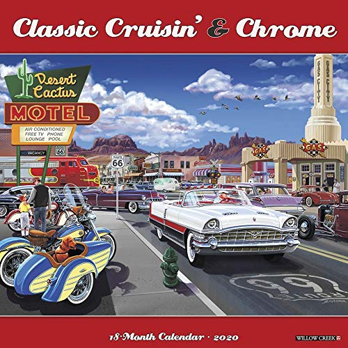 Classic Cruisin' & Chrome 2020 Wall Calendar