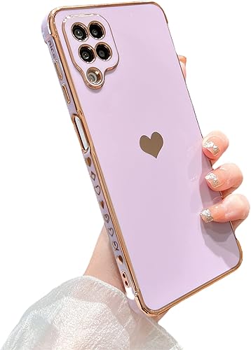 Miniatura 40 de phylla Funda para teléfono Samsung Galaxy S23 Ultra 5G 6.8" Lujosa electrochapada linda elegante cubierta con corazón de amor para mujeres y Negro