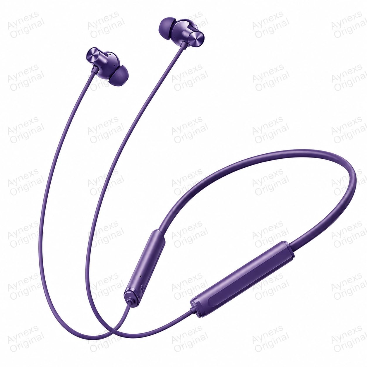 Compatible with Realme 5 ANC Bluetooth Neckband Earphones with ANC and ENC Support, 13.6mm Driver, Long Playback Time, Fast Charging, HD Voice Calling Feature(Purple)-image-25