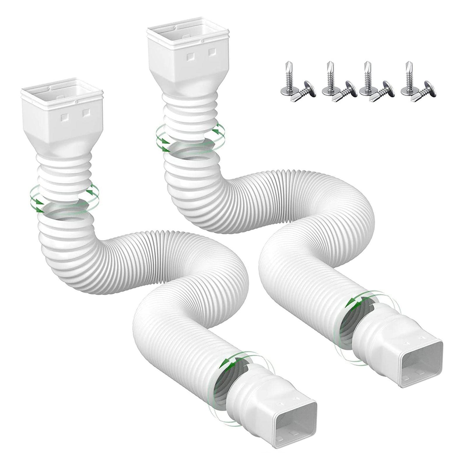 Buy Vecksoy Gutter Extension,Flexible Downspout Extenders For House