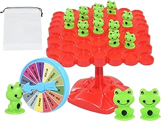 Frog Balance Game, Cool Frog Balance Toys Two-Player Games, Homeschool Kindergarten Cool Toys Educational Frog Balancing Numbers for Women Men Kids Dalian