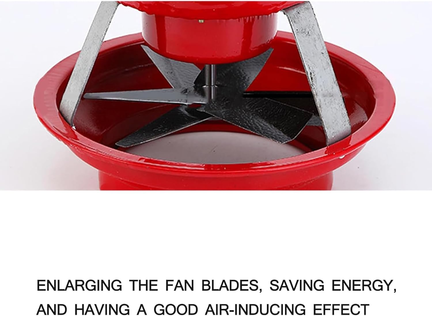 Chimney Fan 80W 6 Leaves, Fireplace Exhaust Fan, Chimney Draft Inducer, Chimney Exhaust Fan,Flue Fan for Fireplace Chimney Boiler