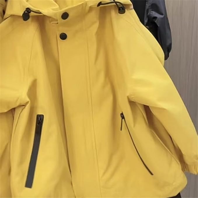 Giacca Impermeabile Bambino Con Cappuccio – Arcobaleno, Foderata In Pile Morbido, Antipioggia, Softshell Caldo Per 3-12 Anni
