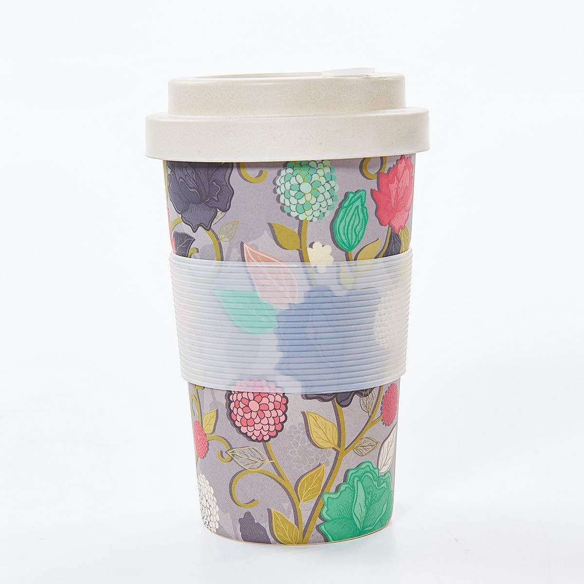 Eco-Chic Roses Reusable Bamboo Travel Cup with Gift Box 14oz/400ml