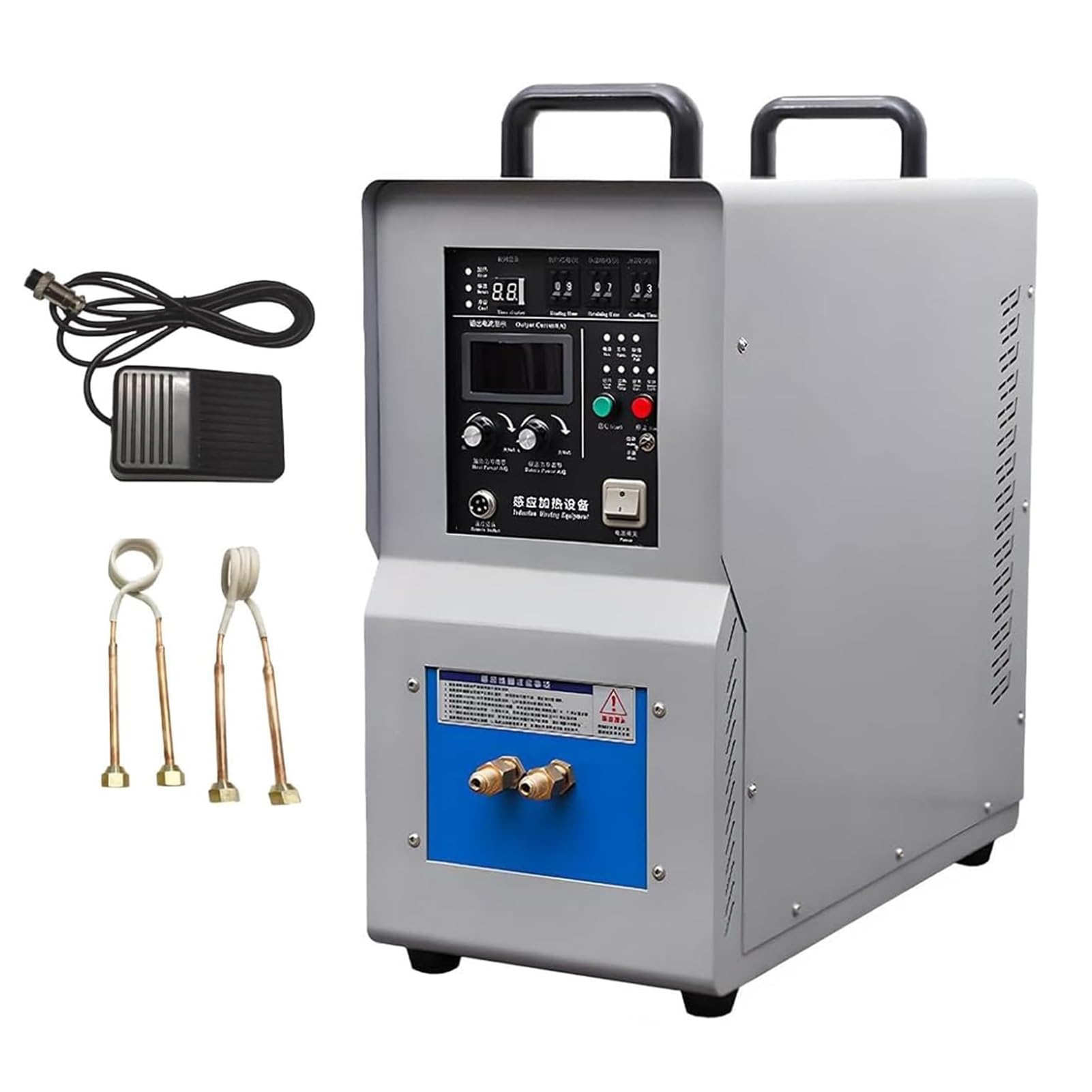 vanenferse 15 Kw 30-100 Khz High Frequency Induction Heater Frnace, 220V Small Induction Heating Machine, Heat Melting Welding Quenching Annealing Brazing Metal
