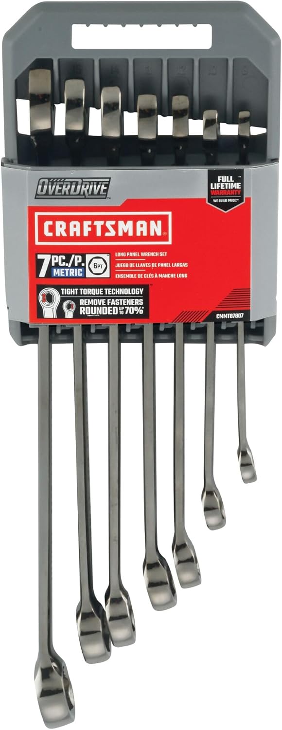 CRAFTSMAN OVERDRIVE 7-Piece Metric Wrench Set (CMMT87807) - Image 7