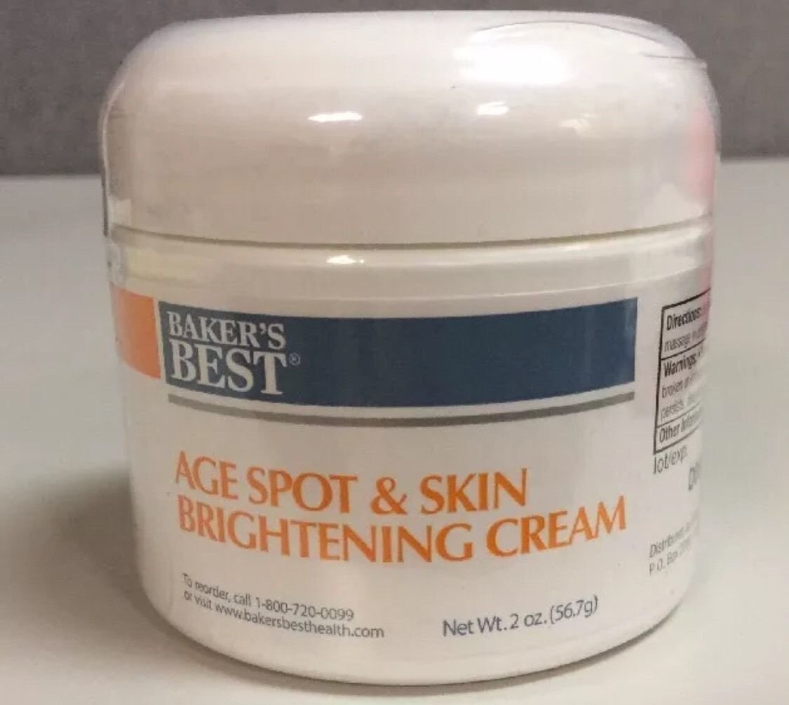 Baker's Best AGE SPOT & SKIN BRIGHTENING CREAM 2oz Exp 4/18 : Amazon.in