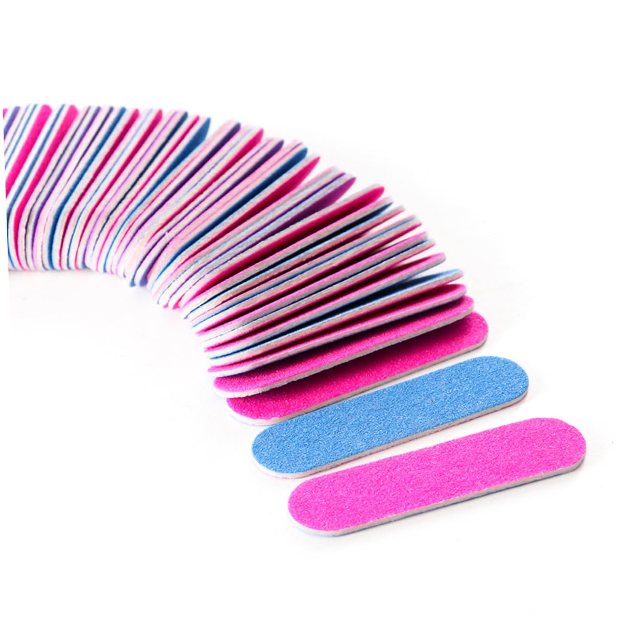 BESTYASH 300pcs Nail File Clean Shaper Small Files Nails Toenail Polish Buffing Nail Mini Frosted Article Nail Sanding Block Professional Manicure Wooden