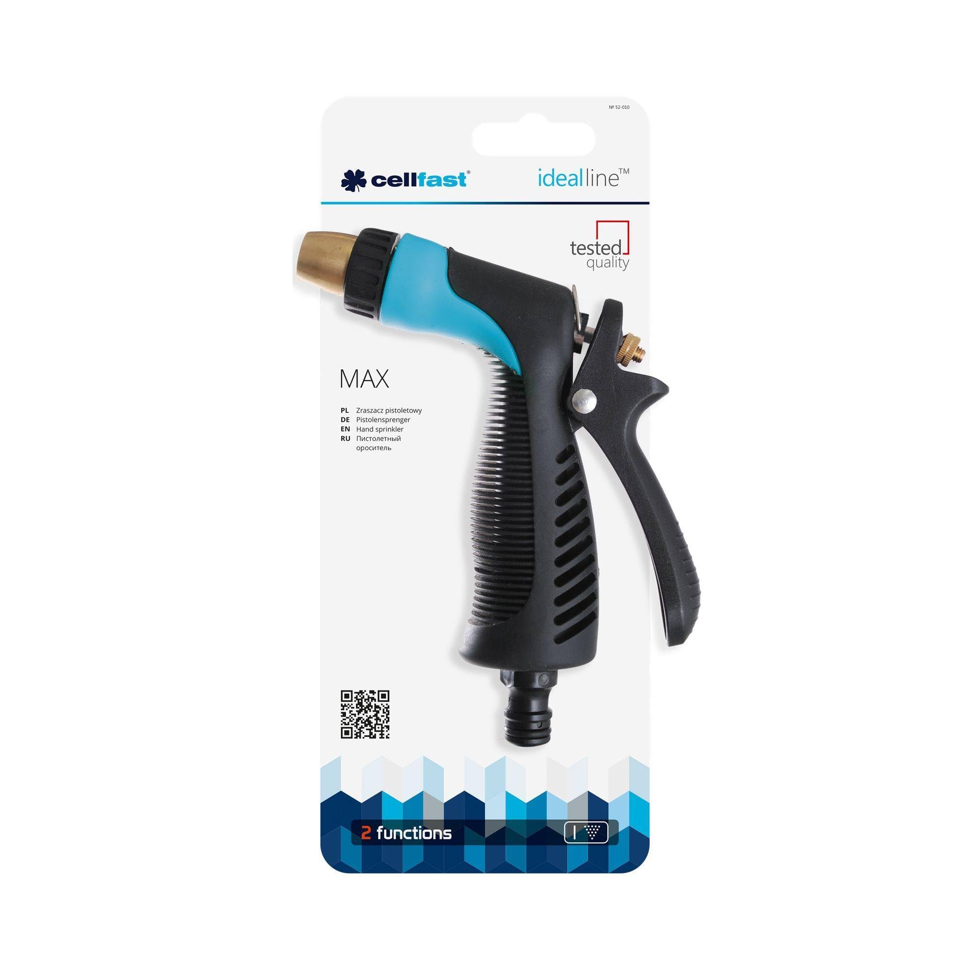 CELLFAST Tuinbroes Sproeier Voor Tuinirrigatie Voor Gras Bloemen Planten Shower cellPRO