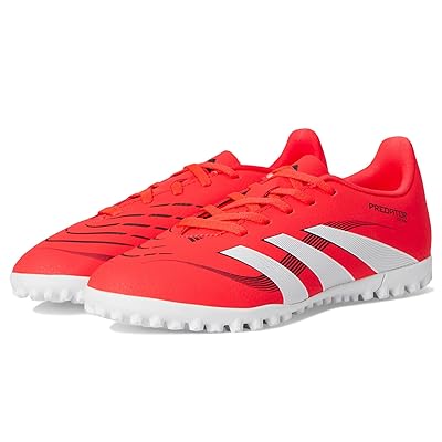 adidas Kids Club Predator Turf Soccer Cleats (Little Kid/Big Kid) Kids Shoes Lucid Red/White/Black