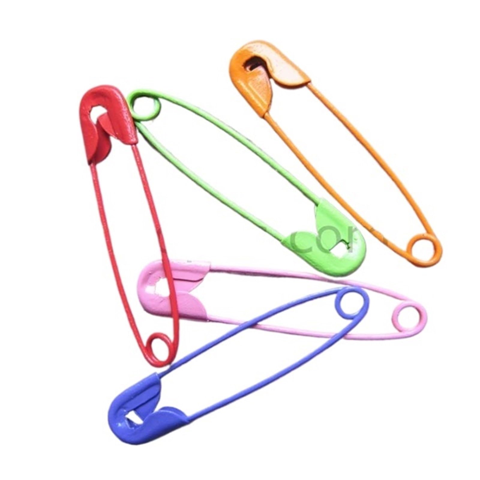 Pins Colored Pins 38mm, Badge Holder Jewelry Findings Brooch Pins In Colors Fashion 3.8cm(Pink)
