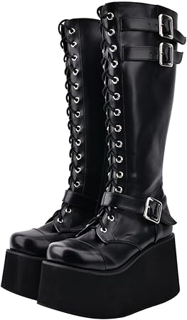 10cm platform boots