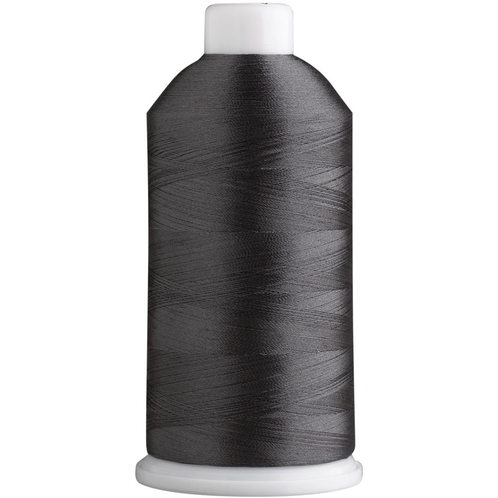 Superpunch SuperB Embroidery Thread 40wt, 5000 m Cone, Carbon Black 116